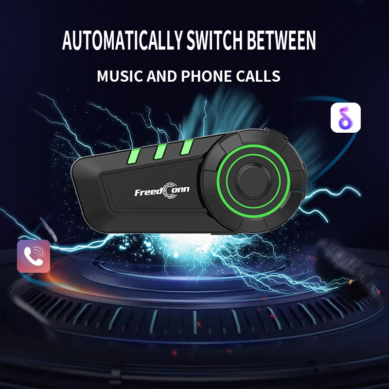 FreedConn KY Bluetooth 5 0 мотоциклетная гарнитура мото шлем наушники с fm радио|Наушники для