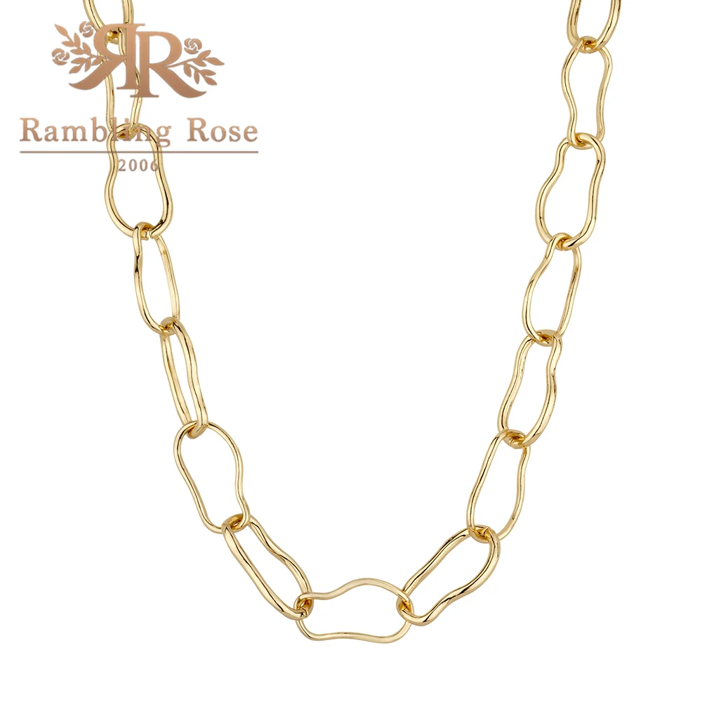 

Массивное ожерелье в стиле панк для женщин и мужчин, винтажное ожерелье золотого цвета с геометрическим рисунком и толстой цепью, популярны...