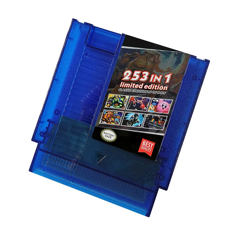 Игровой картридж 253 в 1 NES Super Games Multi Cart с 72 контактами doom. Новинки Самые популярные!