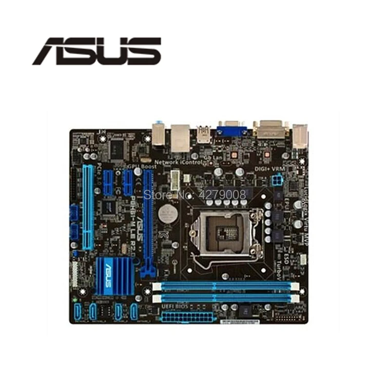Разъем LGA 1155 для ASUS P8H61 M LE R2.0 материнская плата настольного компьютера H61 i3 i5 i7 DDR3 16G