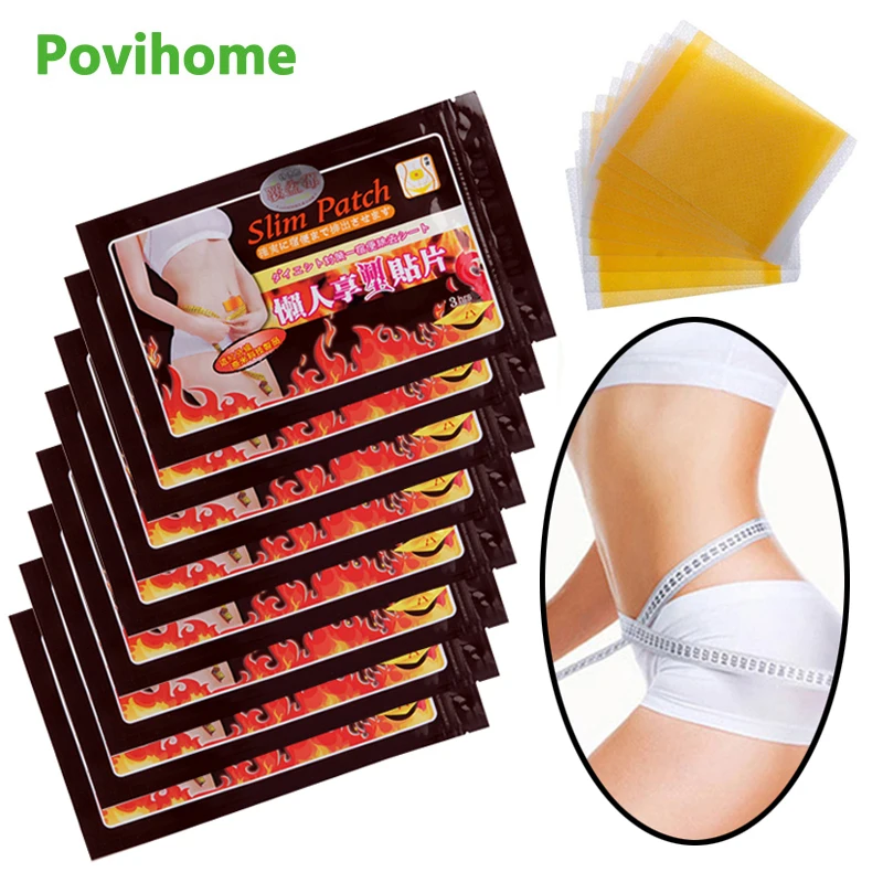 30/60/90 шт. стройнящая пупочная полоска худящая пачка пластырь для Вес потери