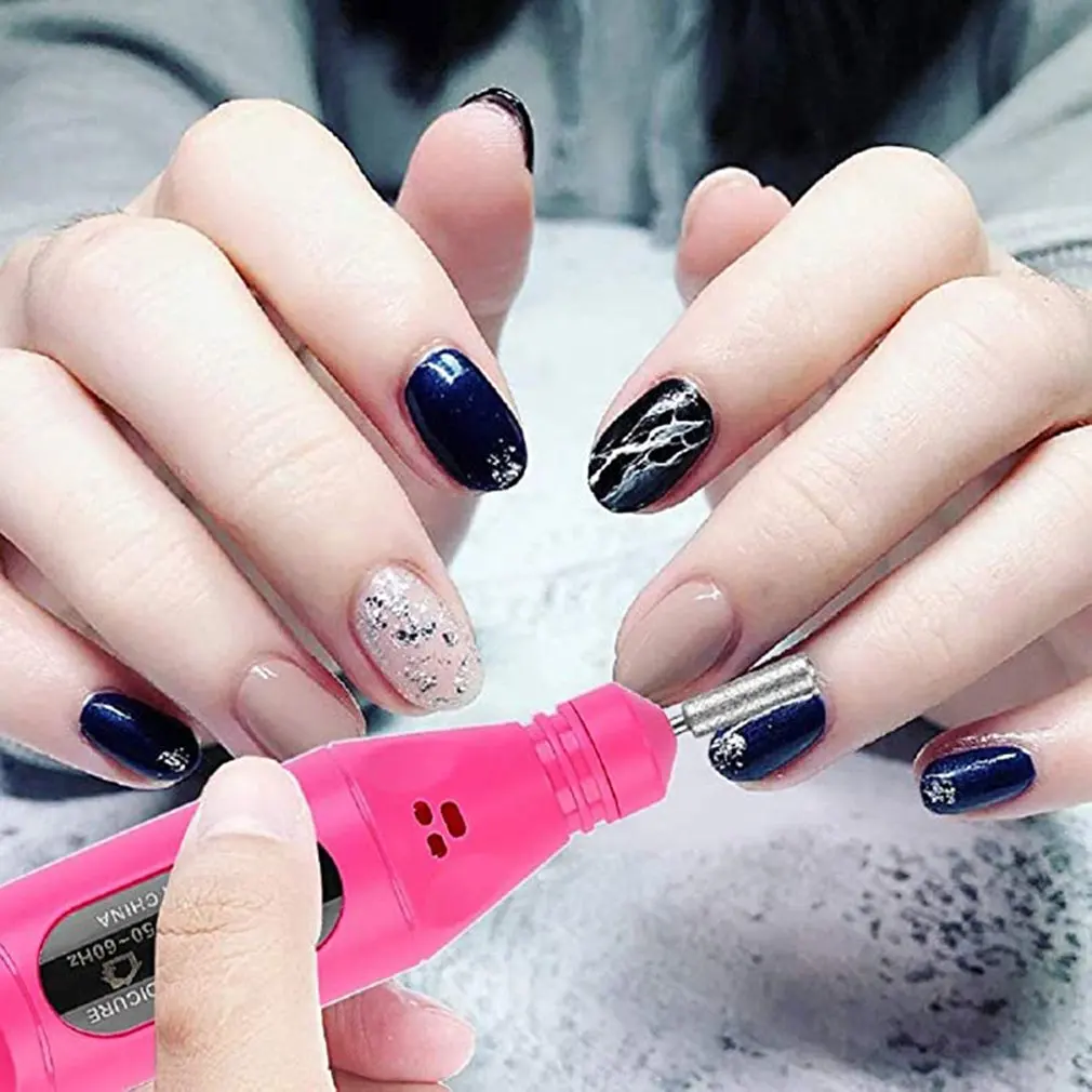 

Electric Drill Nail File Acrylic Art File Manicure Pedicure Portable Machine Kit Practical Durable Kit