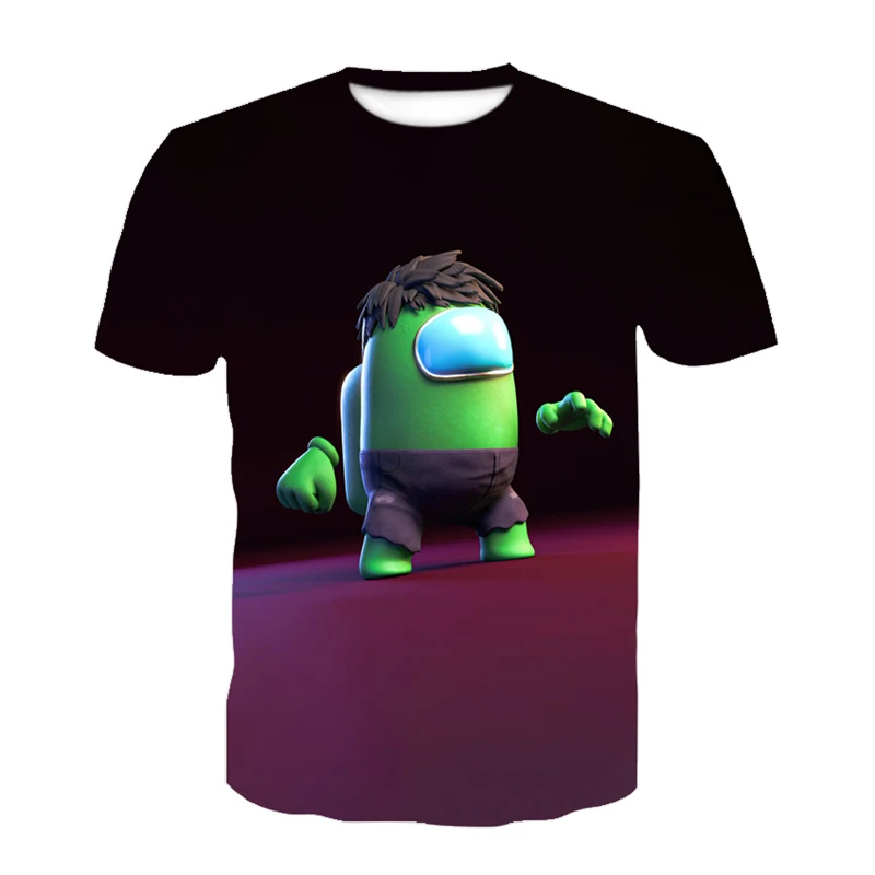 

2021 Summer 3d T Shirts for Boys Casual Streetwear Kids Cartoon Anime Fashion Printed T-shirt Comfortable Short Sleeve Tshirt