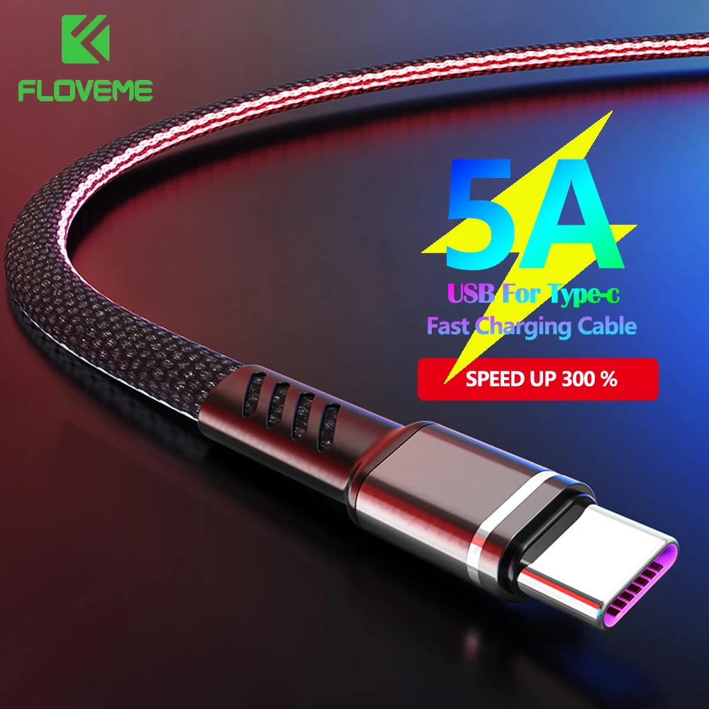 

FLOVEME USB Type-C Fast Cable For Samsung Xiaomi Phone Charge Wire Type-C Cable Charging Cable For iPhone 11 12 Pro Max X XS XR