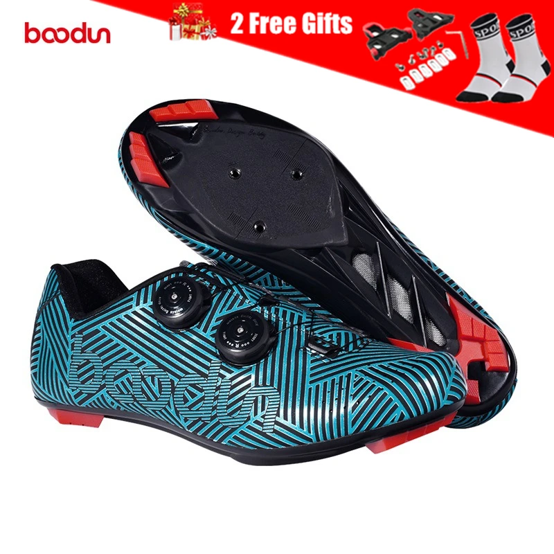 Мужская обувь для велоспорта BOODUN дышащая горного велосипеда с нейлоновой