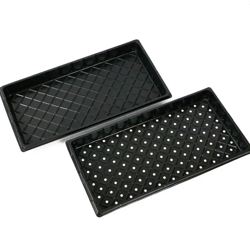 20 шт. ПВХ плоская пластина без отверстий горшки стартовый лоток для рассады