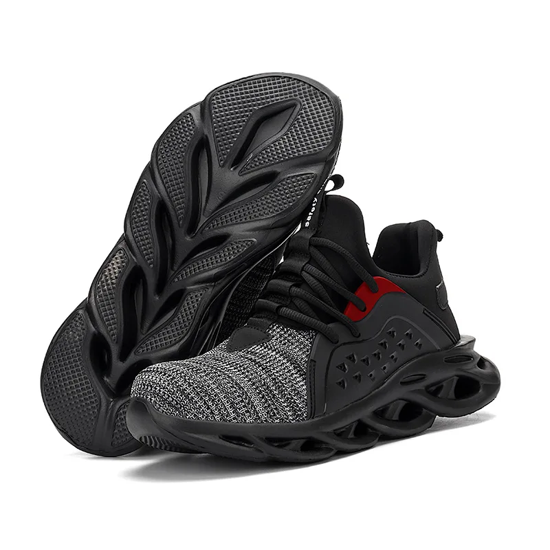 

The new four seasons wear fly weave labor insurance shoes breathable male for leisure in the safe protection at the 35-48 extra