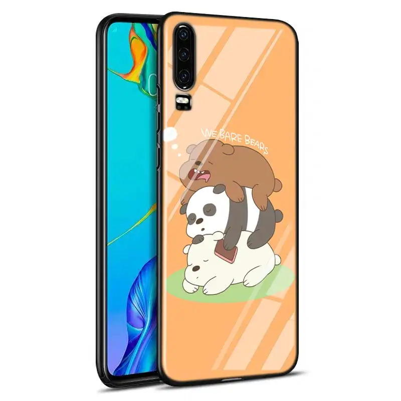 Милый вся правда о медведях для huawei P Smart Z плюс P30 P20 Pro P10 P9 P8 Lite Plus Супер Яркий глянцевый чехол для телефона чехол