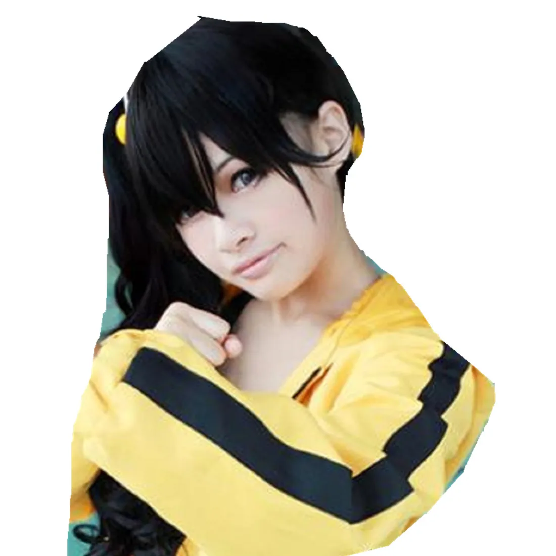 Короткий черный парик для косплея Nisemonogatari Bakemonogatari Araragi Tsukihi| |