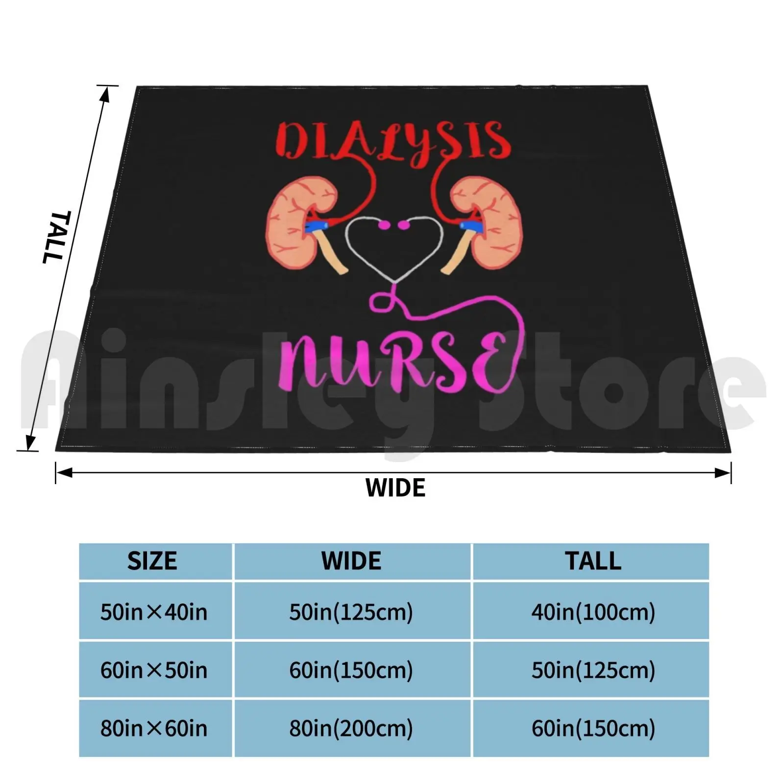 Нефрологическая медсестра для диализа одеяло кормления при почечной