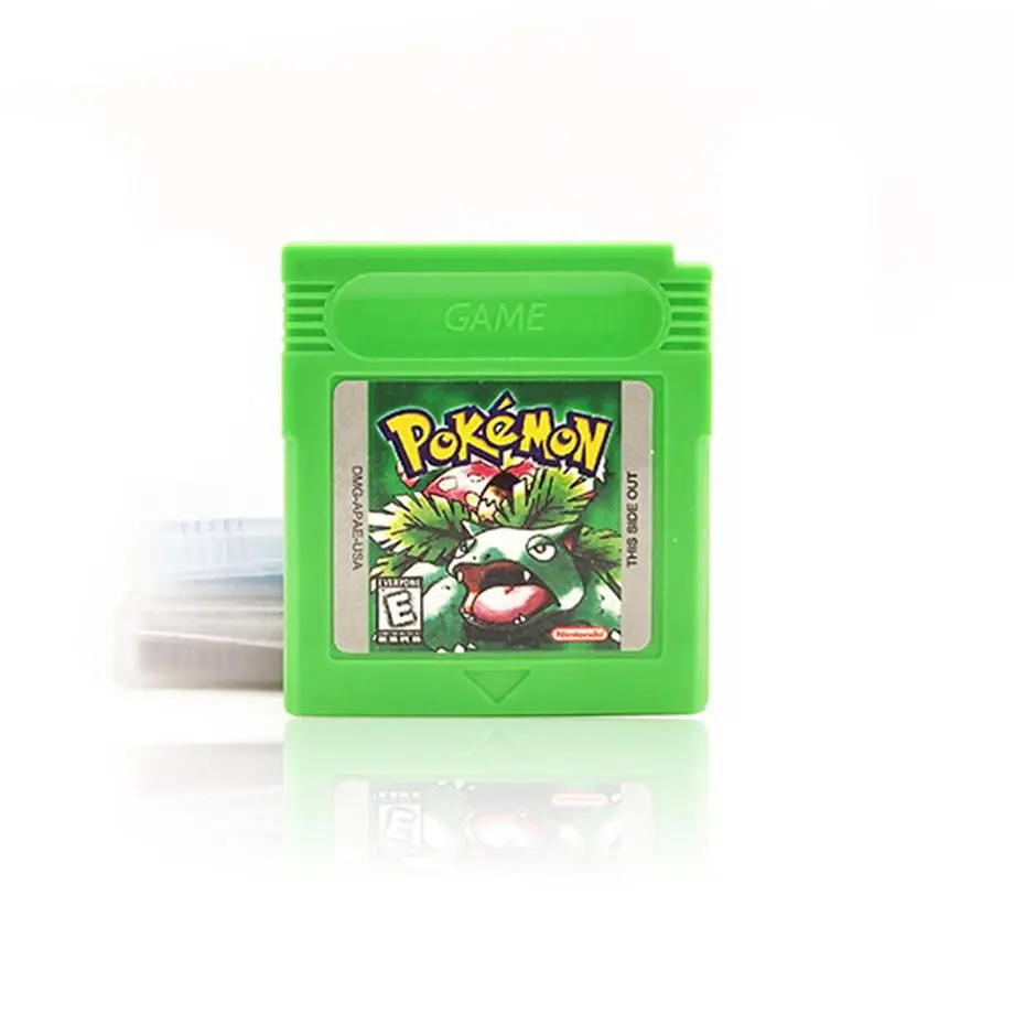 50 шт. 16 бит картридж игровая консоль Pokemon Серия карт синие зеленые Серебряные