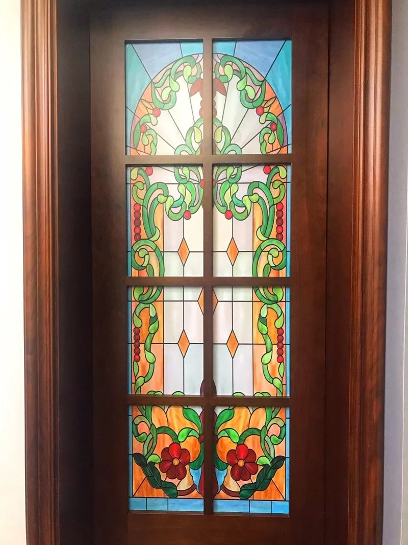 Изготовление размеров под заказ само клеящаяся оконная пленка непрозрачные