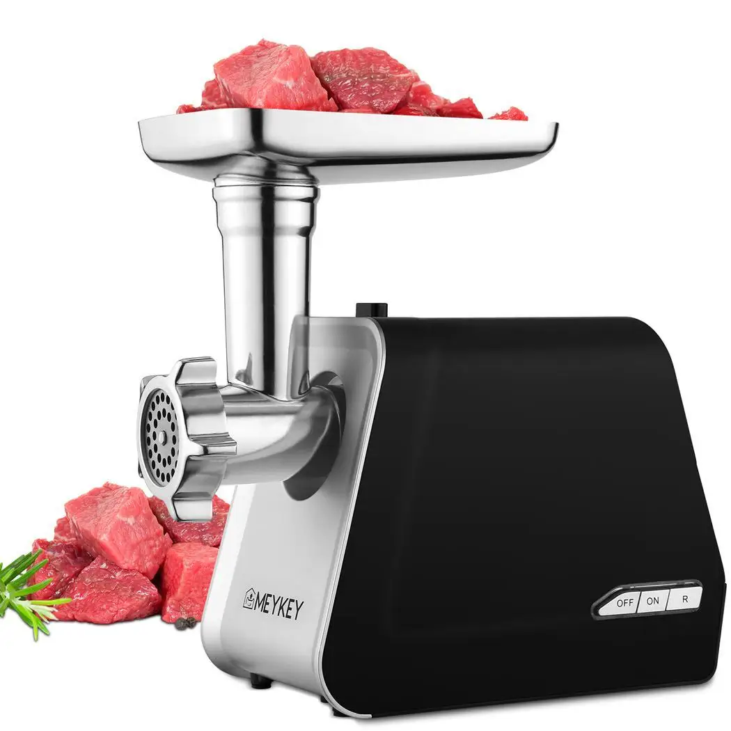 

New Electric Meat Grinder Rated 500W Black Strong Safe Chicken Beef Food