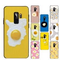 cute poached egg phone case for samsung galaxy s20 lite s21 ultra s30 s10 s9 s8 plus s7 edge capa