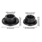 Гайка для велосипедной ступицы, фиксированная передача, передний и задний осевой винт SL Вал, запчасти для велосипеда PXPF