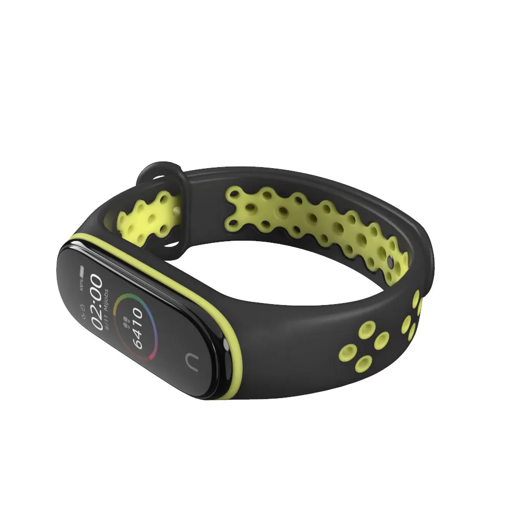 Ремешок спортивный для Xiaomi Mi Band 4 силиконовый браслет на запястье 3