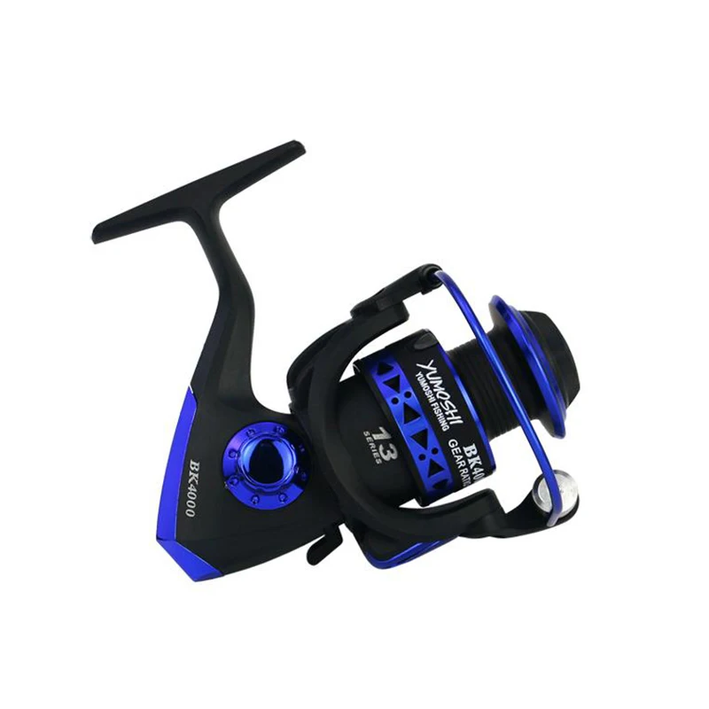 

Black Blue SA1000-7000 Fishing Reel Metal Spool Spinning Reel Left/Right Handle Line Spool Saltwater Fishing Accessories