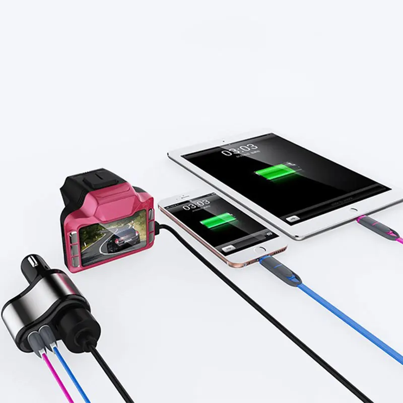 

12V Car Cigarette Lighter Socket Splitter Dual USB Charger Power Adapter Outlet