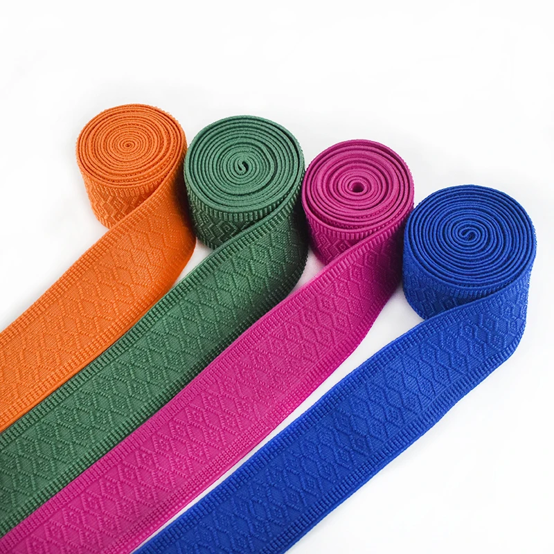 Meetee 4 метра 50 мм эластичные ленты красочный узор Резиновая лента DIY ремесла шитье