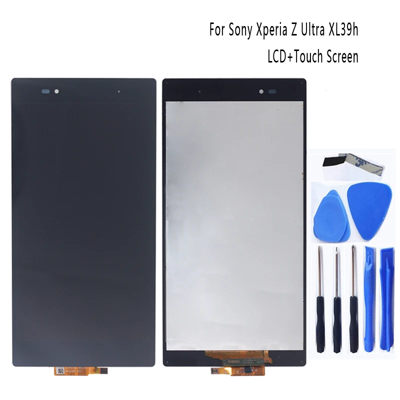 

6.44" For Sony Xperia Z Ultra XL39h XL39 C6833 LCD Display touch screen digitizer Accessories For SONY Xperia Z Ultra with frame