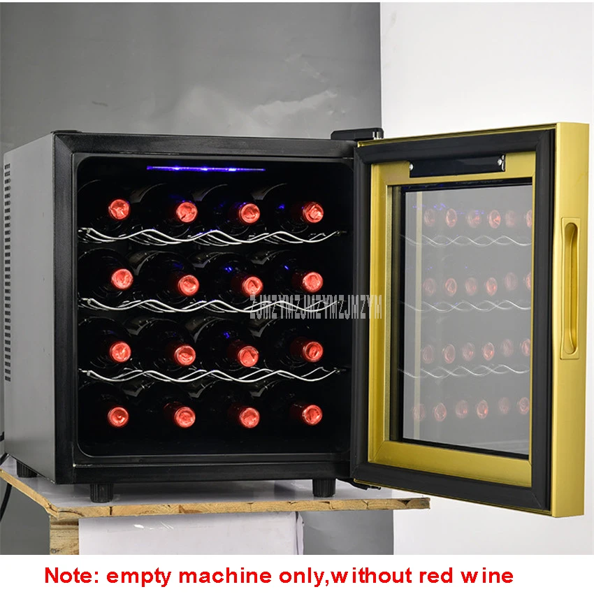 4 Слои 39L Электрический красное вино Шкаф 16 бутылка постоянного Температура