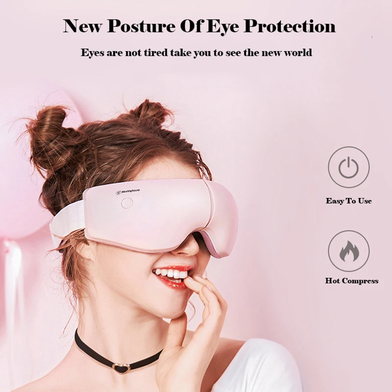 値段 電気振動フェイシャルマッサージャー,4D,振動,目の圧縮,マッサージ,音楽,振動の緩和,黒