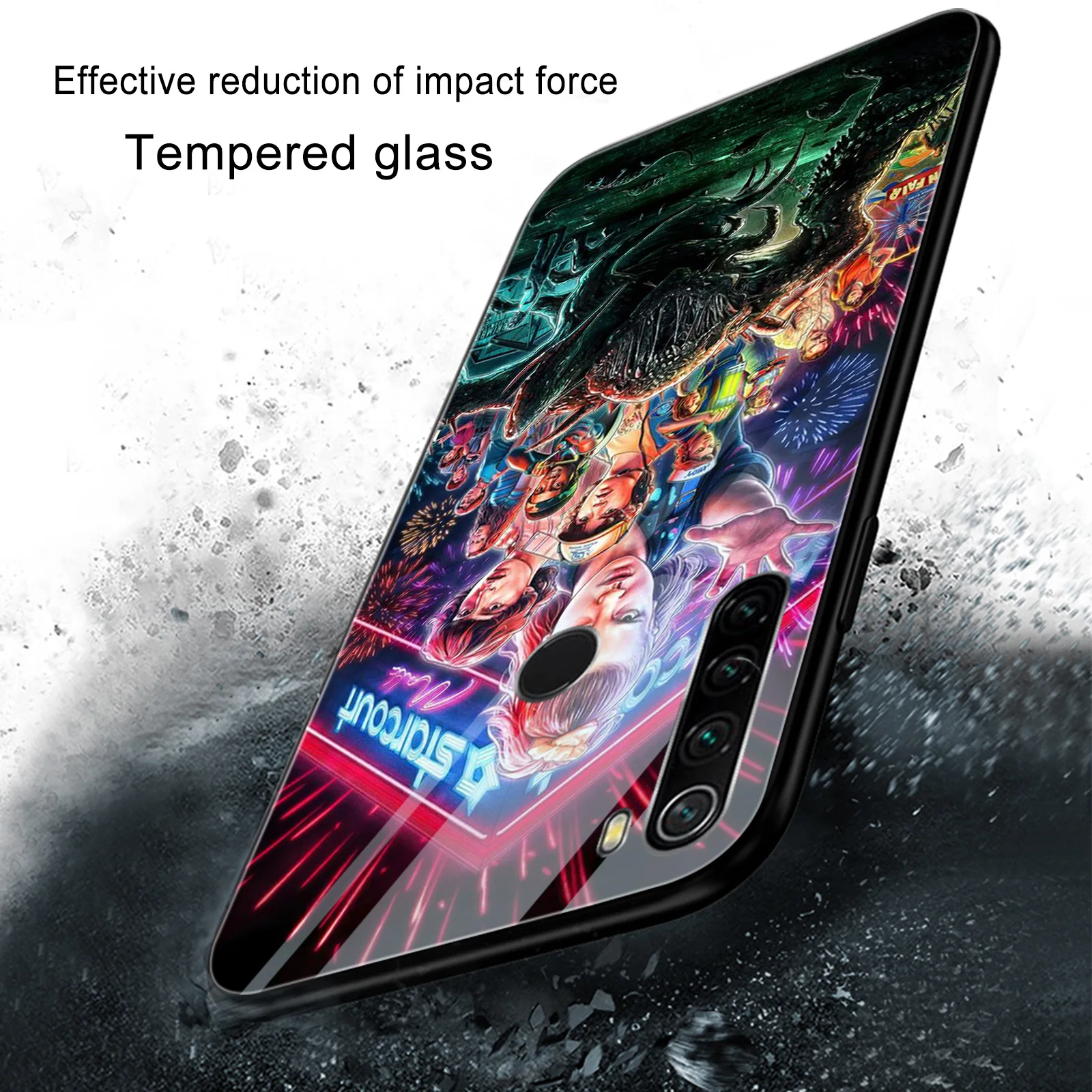 

Strange things Phone Case for Xiaomi Redmi Note 9 8 7 8A 7A 8T 6 Pro Mi Note 10 9 9T 10T 8 Pro SE F1 Poco X3 Glass Cases Cover