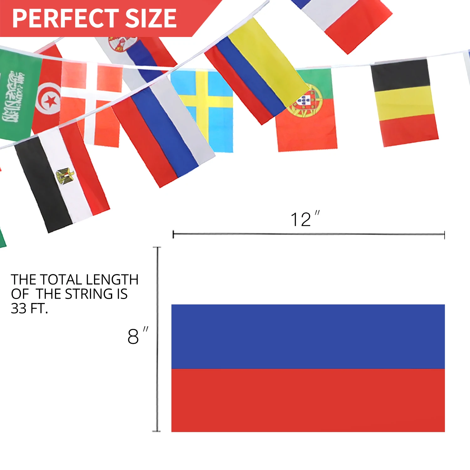Anley 32 гирлянда &quotстраны&quot флаг международные флажки баннер | Дом и сад