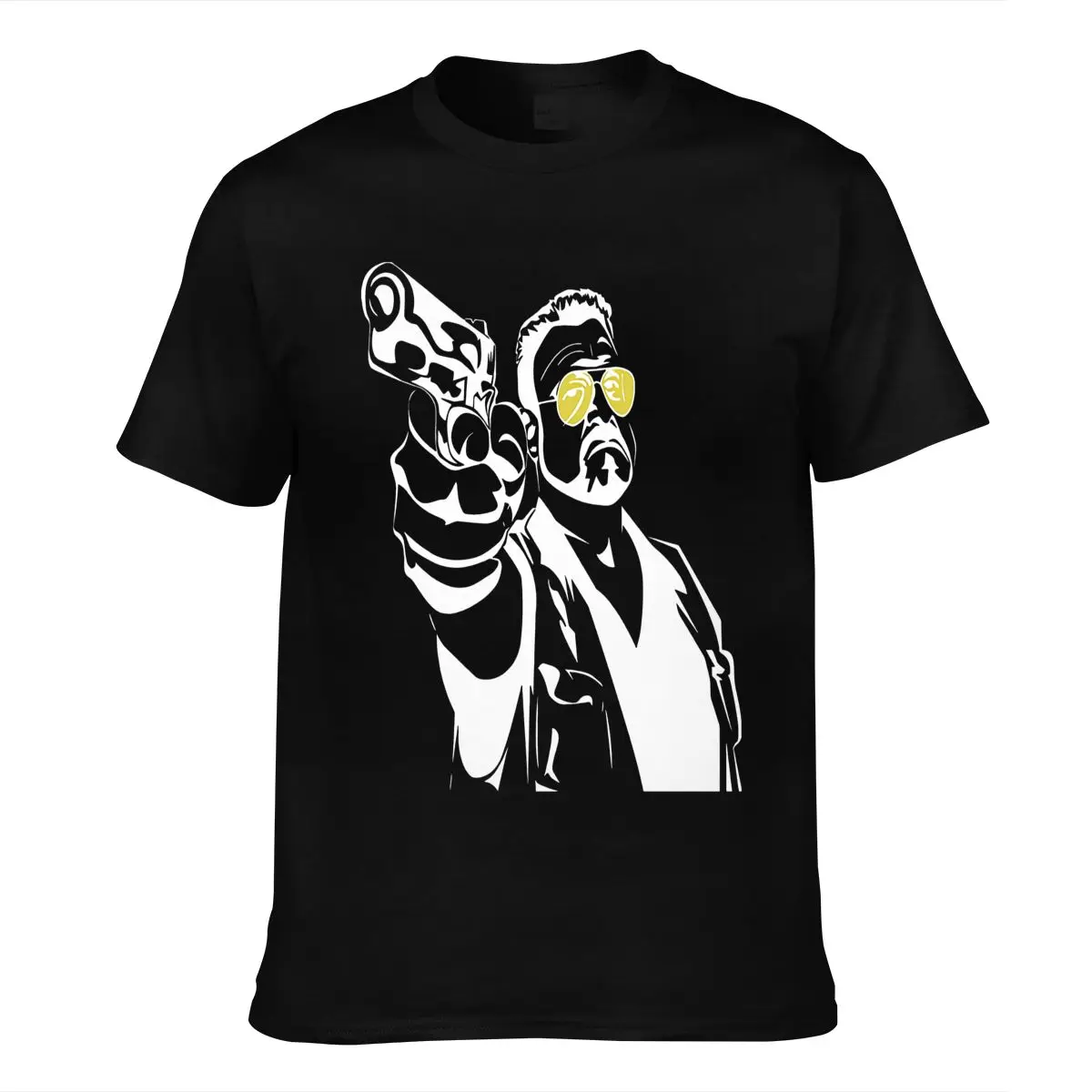 Футболка Мужская/женская оверсайз Круглый рисунок Джона Goodman из аниме Большие