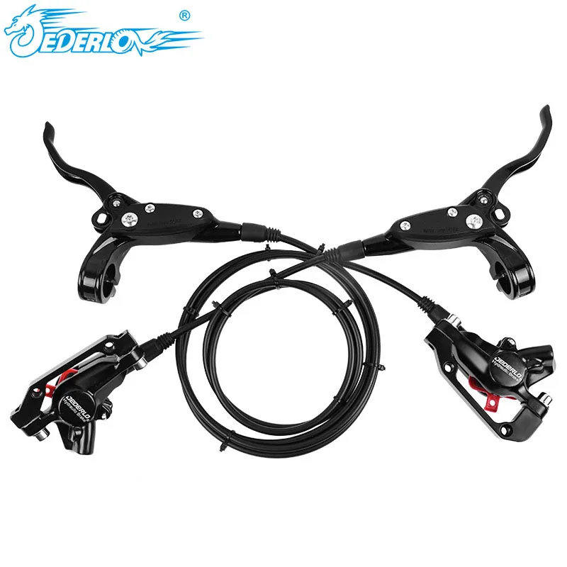 

JEDERLO Mountain Bike Bicycle Hydraulic Disc Brake 6061 Aluminum Alloy 750/1350mm F160-R140/F180-R160 Bicycle brake Accessories
