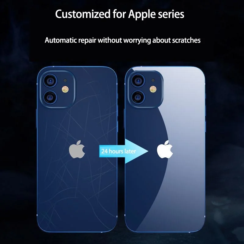 

Hydrogel Back Film For IPhone 6 6S 7 8 X XS XR Plus Apple 12 13 11 Pro Max Full Screen Protective Cover Protection Phone HD Soft
