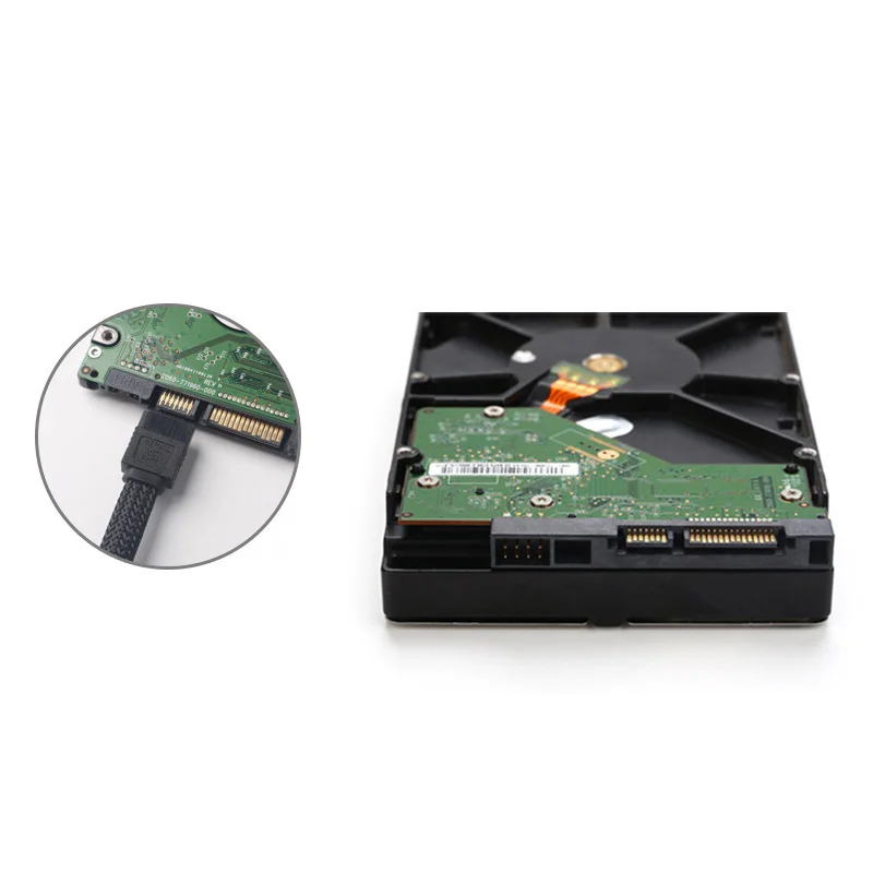 Кабель для передачи данных SATA 3 0 III SATA3 7pin 50 см 6 кабелей SSD жесткий диск HDD шнур с