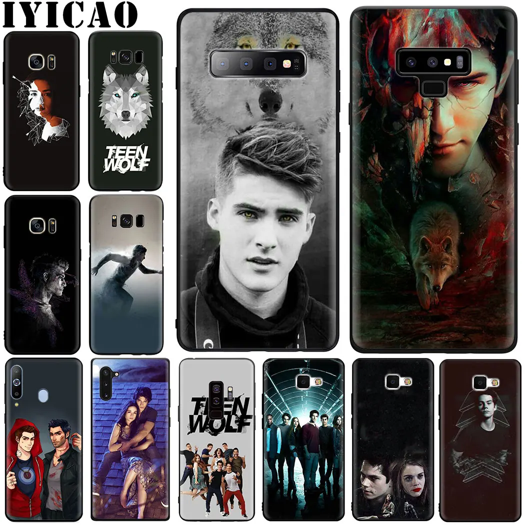 Прочный чехол Teen Wolf Мягкий силиконовый для телефона samsung A3 A5 A6 A7 A8 A9 плюс J6 A2 Core J4 Plus