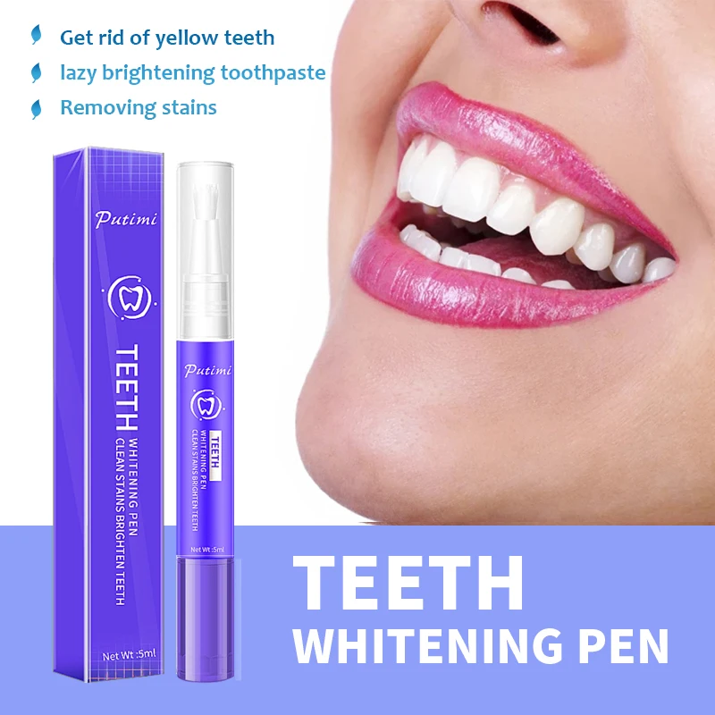 Отбеливающая ручка для зубов Putimi сыворотка удаления зубного налета средство