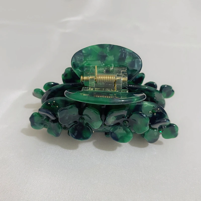 Новые модные ацетатные заколки для волос в стиле Ins винтажные зажимы с цветами