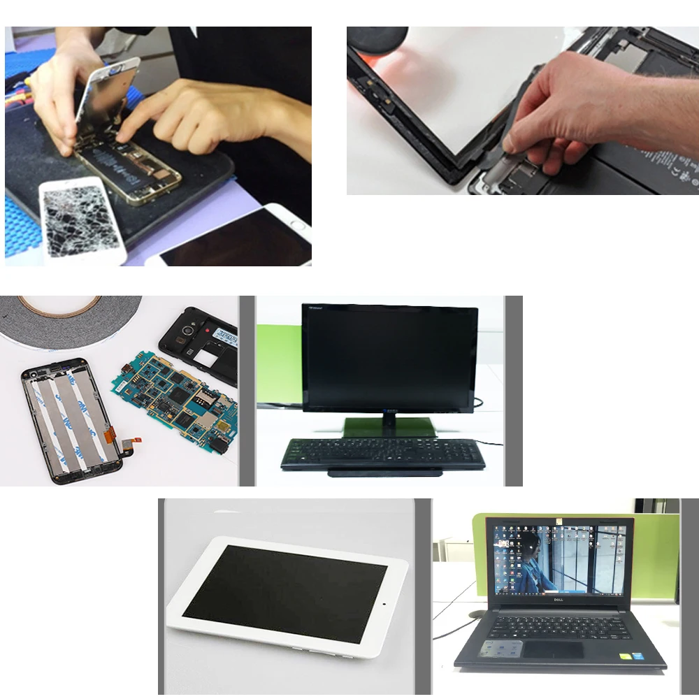 mobile phone repair double side tape black 3m sticker double side adhesive tape fix for cellphone touch screen lcd 50meters free global shipping