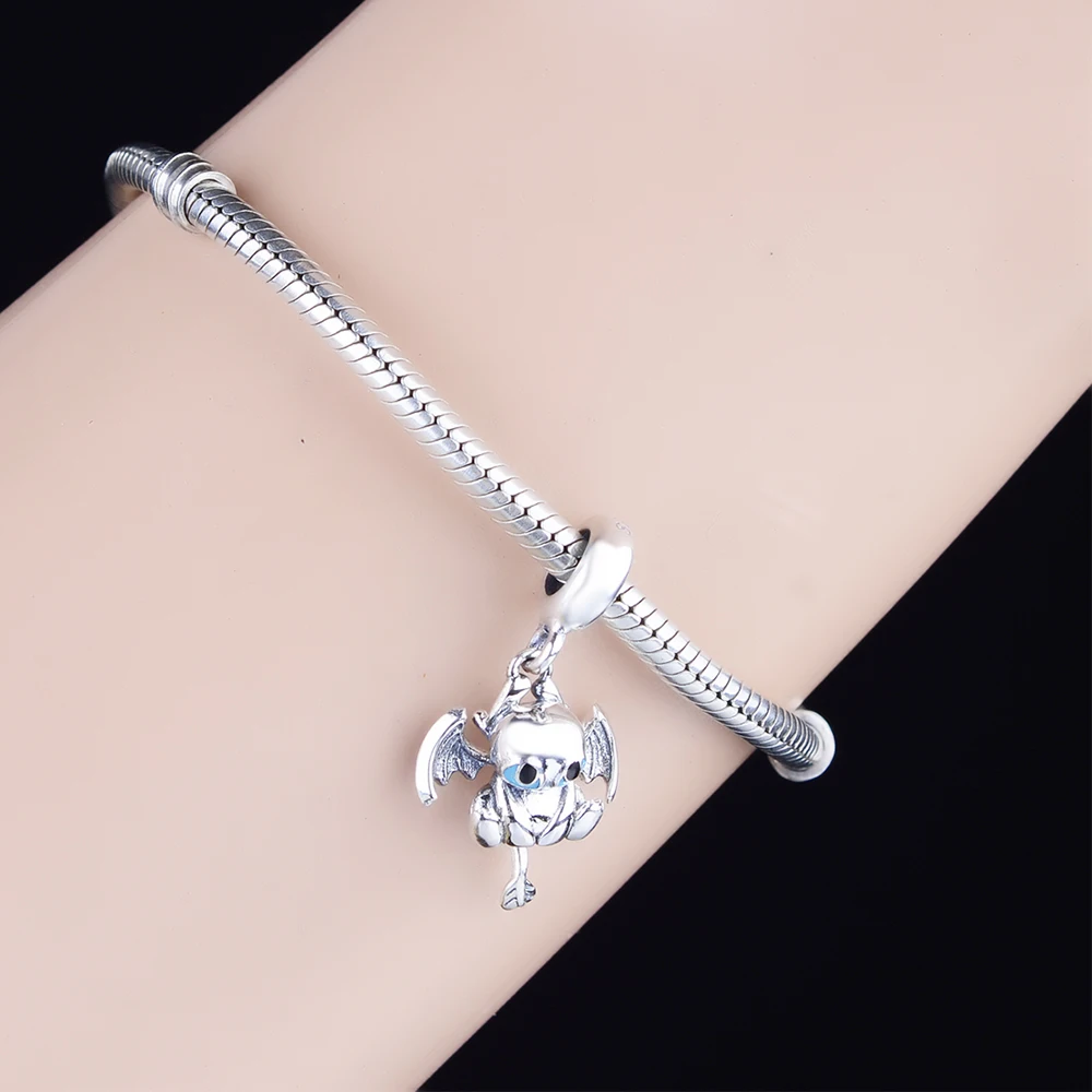 

2021 New Fashion Real 925 Sterling Silver Animal Monkey Pendant Charm Beads Fit Original Charm Bracelet Jewelry Making