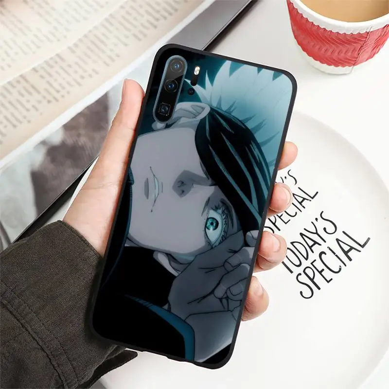 

Jujutsu Kaisen Anime Phone Case For Huawei P40 P20 P30 lite Pro P Smart 2019 Mate 40 20 10 Lite Pro Nova 5t