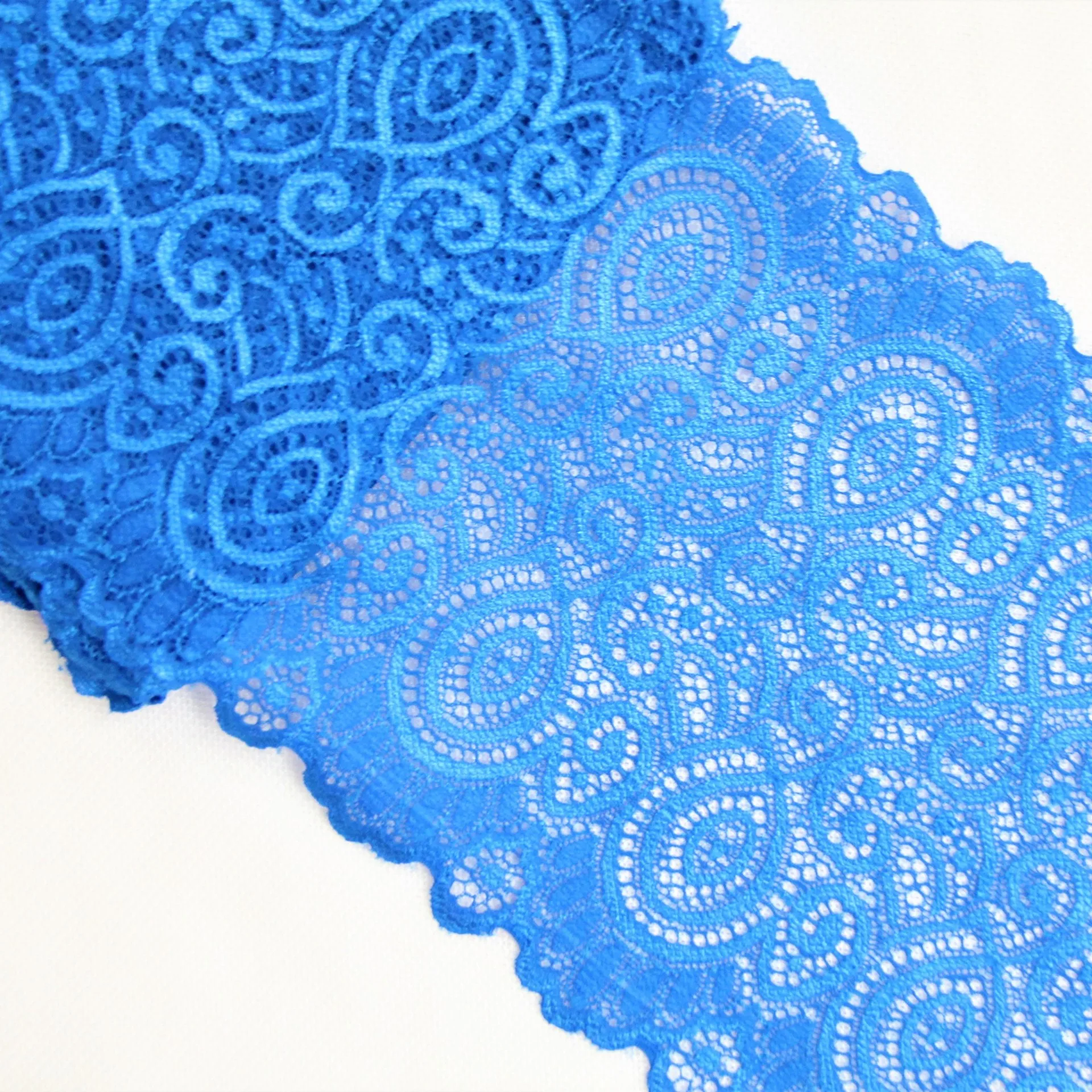 10 ярдов ширина цвета эластичная вышитая кружевная отделка Лента ткань для