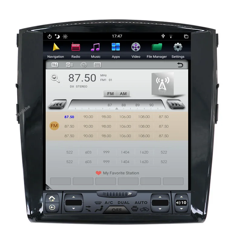 Автомобильный GPS навигатор в стиле Tesla на Android 8 1 для Mitsubishi Pajero V97 V93 Shogun Montero 2006 +
