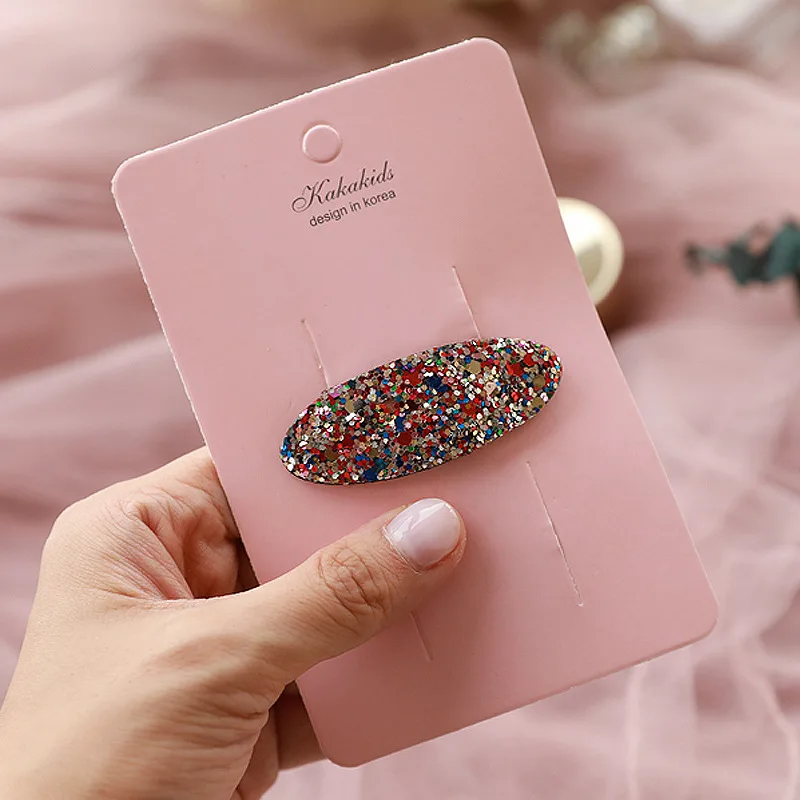 4 шт./компл. детские заколки для волос с блестками головной убор милые аксессуары