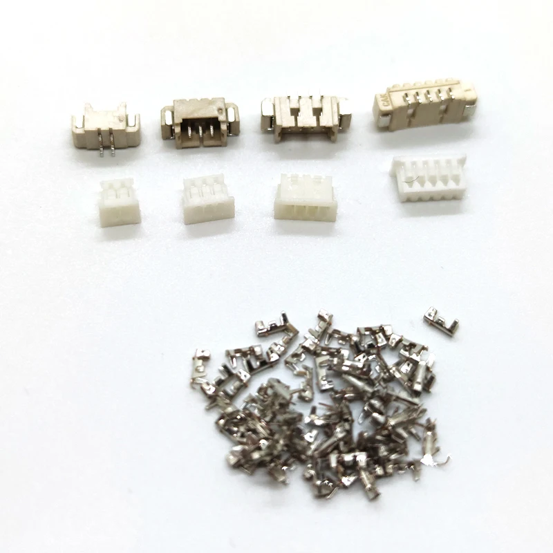 Горизонтальные соединители SMD 60 комплектов 1 25 мм 2p 3p 4p 5 контактный Клеммный