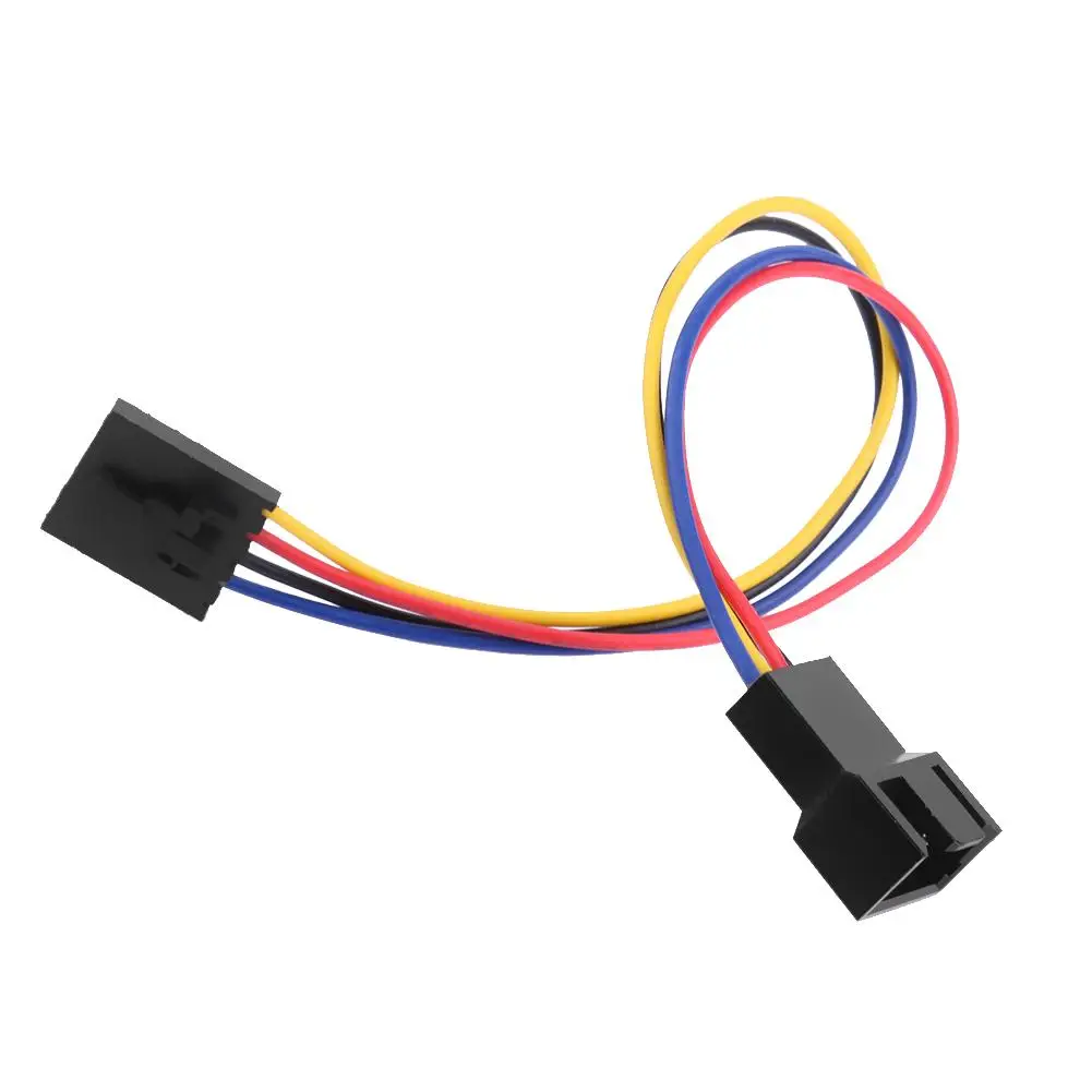 

18cm 5 Pin to 4 Pin Cooling Fan Adapter Cable Computer Cooler Connector Converter Extension Line Extension Wire Cord for Dell