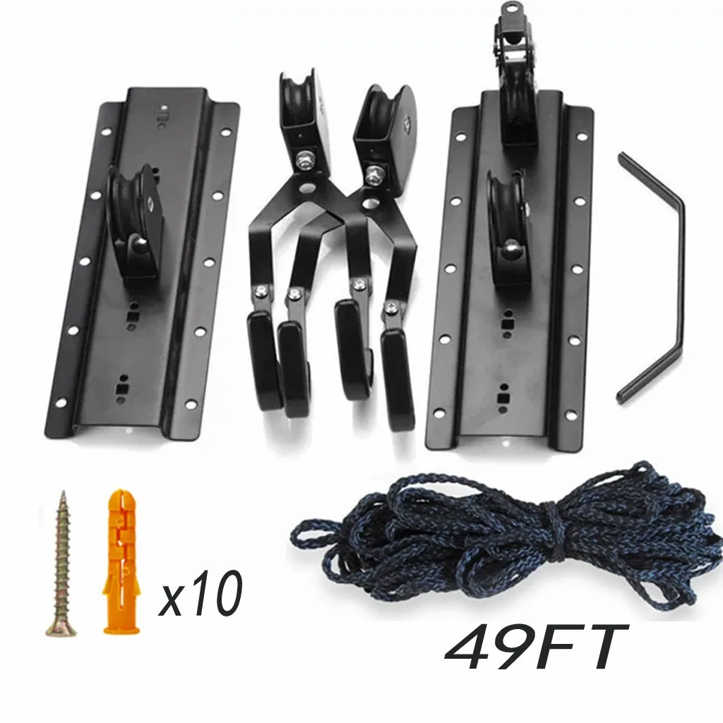 Потолочные подъемные грузовые стеллажи для велосипедов гаражных рамов лифтов