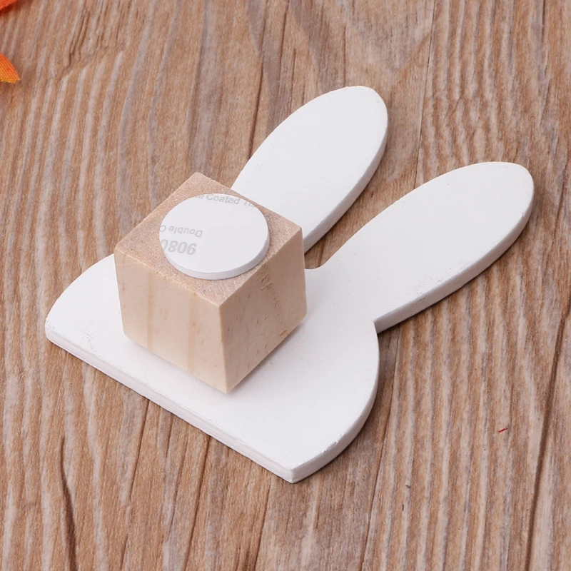 

Cute Bunny Rabbit Wooden Hook Clothes Hooks On Wall Decorate Kids Children Room ECO Friendly Wall Hanger Hooks White