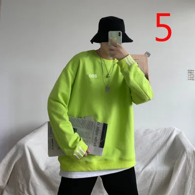 

2019 t-shirt men's long-sleeved bottoming shirt tops trendy slim warm clothes