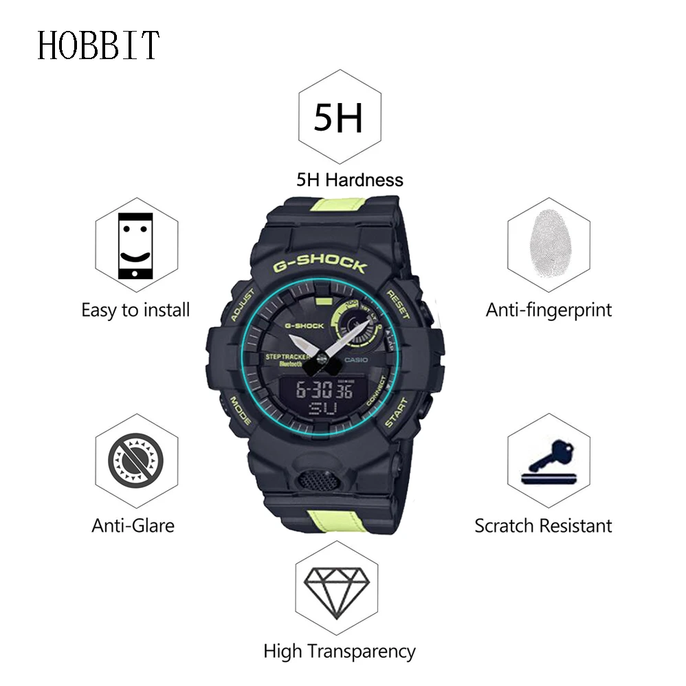 Взрывозащищенная пленка для экрана Casio 3 упаковки защитная с защитой от пузырьков