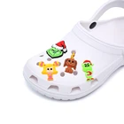 Новинка, одиночная распродажа, подвески для обуви из ПВХ, аксессуары для обуви, украшение для обуви Croc JIBZ