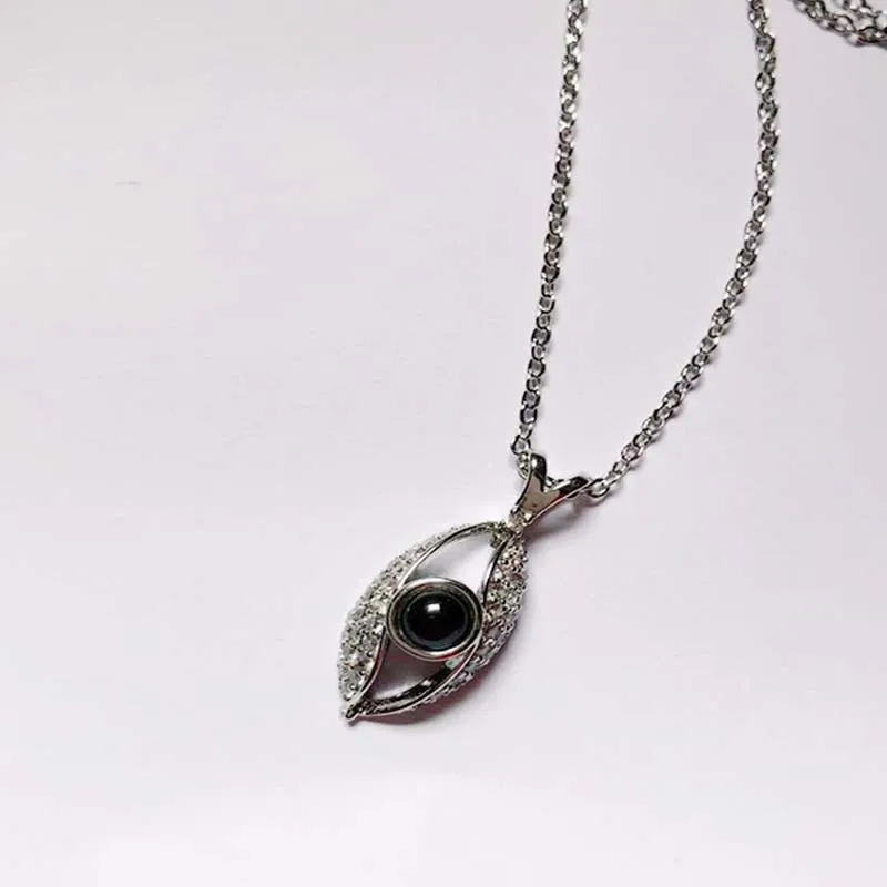 Романтическое свадебное ожерелье с памятью любви розовое золото и серебро 100