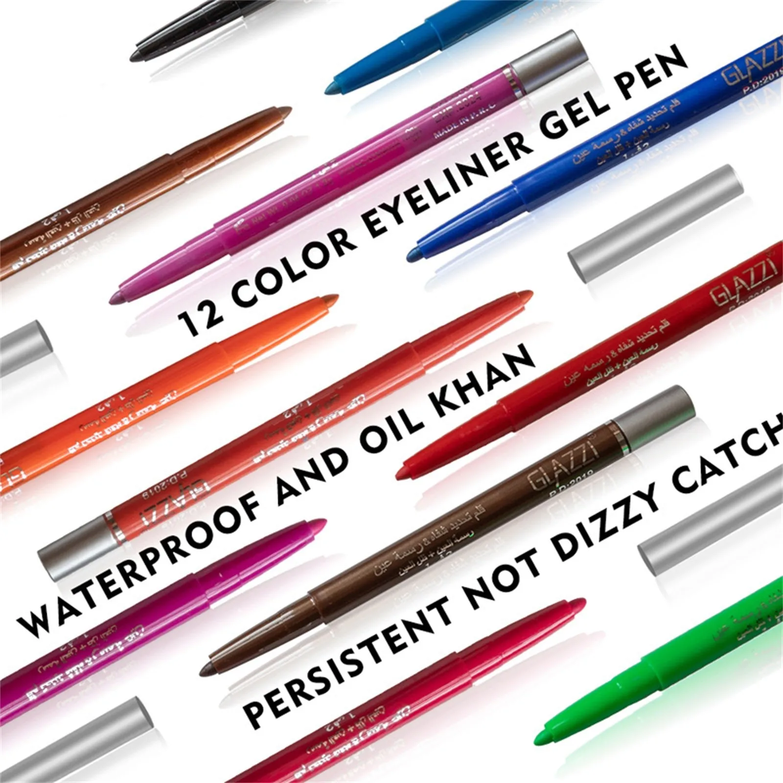 

HAICAR Eyeliner eye pencil Colored eyeliner shadow Colour Eyeliner Pen Colourful Gel Eyeliner Pencil Waterproof Smudge-proof